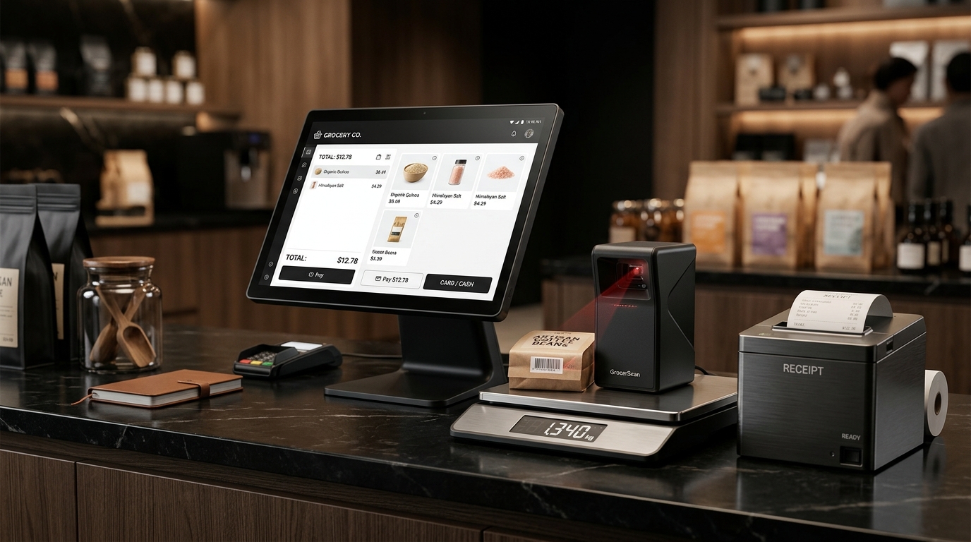 AKINSOFT Hızlı Satış Barkodlu POS Terminali Antalya